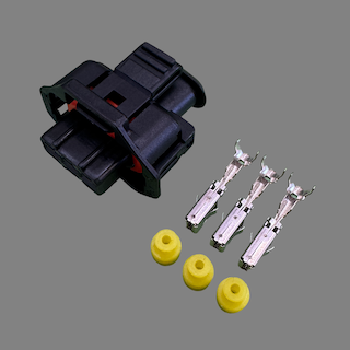 3 pin Bosch style connector suits some Cummins and Duramax fuel rail pressure sensors