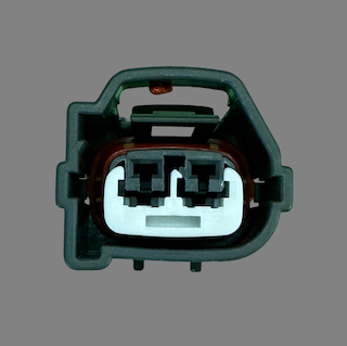 2 pin Yazaki style left guide connector suits some Hyundai and Denso coils