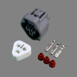 3 pin Sumitomo style connector suits some Toyota crank angle sensors and air con compressors