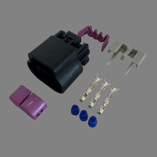 3 pin Delphi style connector suits some LS oil level and temp sensors