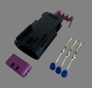 3 pin Delphi style male connector