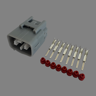 8 pin Yazaki style male connector