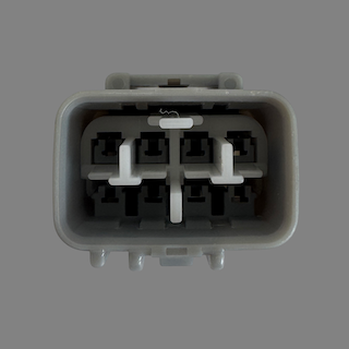 8 pin Yazaki style male connector