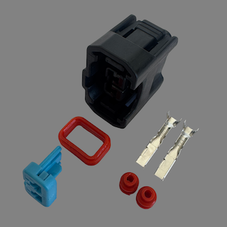 2 pin Sumitomo style connector suits some Honda and Suzuki injectors