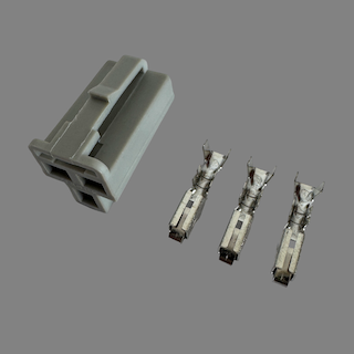 3 pin Delphi style female connector