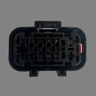 16 pin TE Connectivity style female connector