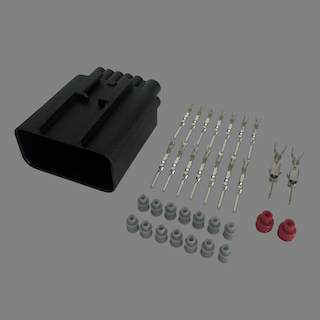 16 pin TE Connectivity style male connector
