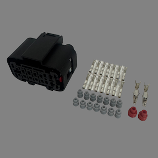 16 pin TE Connectivity style female connector