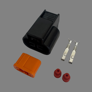 2 pin KUM KET Korea Electric Terminal style female connector for Mitsubishi and Hyundai