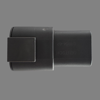 4 pin Deutsch style DTP male connector, detail view 3