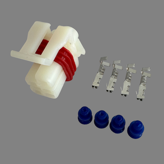 4 pin Delphi style female connector