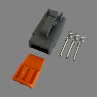 3 pin Deutsch style DTM female connector