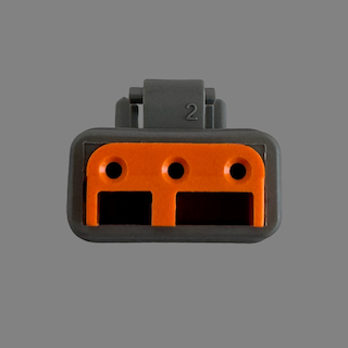 3 pin Deutsch style DTM female connector