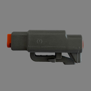 3 pin Deutsch style DTM female connector
