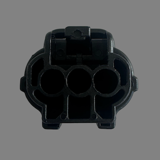 3 pin TE Connectivity style female connector for Toyota and Subaru, detail view 7