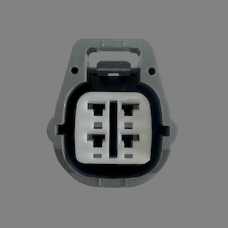 4 pin Sumitomo style female connector for Toyota 1JZ and 2JZ AC compressor, detail view 2