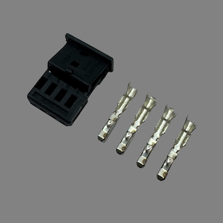 4 pin TE Connectivity style female connector