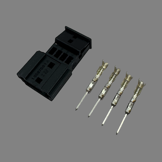 4 pin TE Connectivity style male connector